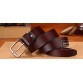 Men’s fancy genuine leather pin buckle belt 